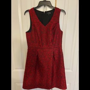 Embroidered Red dress - worn ince.